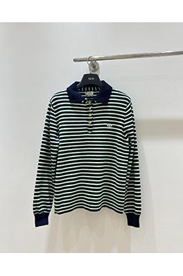 セリーヌ 新しい凱旋門カラーブロックストライプニットセーター