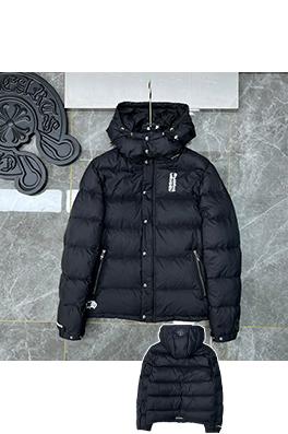 クロムハーツスーパーコピー サンスクリット刺繍シリーズ フード付きダウンジャケット