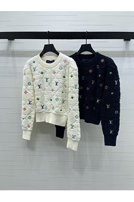 ルイヴィトンスーパーコピー 新しい刺繍ニットプルオーバーセーター
