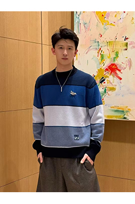 ディオール Diamond パッチワークカラーブロックセーター