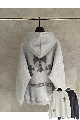 クロムハーツスーパーコピー 新しいヘビーウェイトフード付きスパーカー