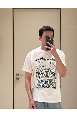 ルイヴィトン LV フォームプリント半袖Tシャツ