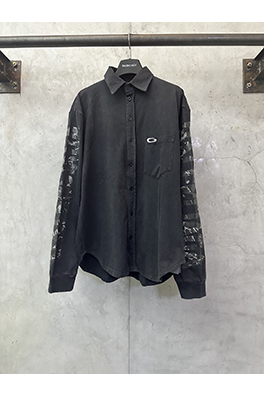 バレンシアガ 新品テープシングルリングコットンウォッシュシャツ