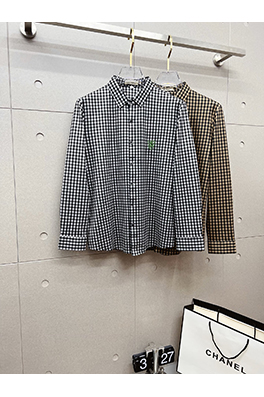 バーバリーコピー 新しいモデルセイコーの刺繍ロゴ長袖シャツ