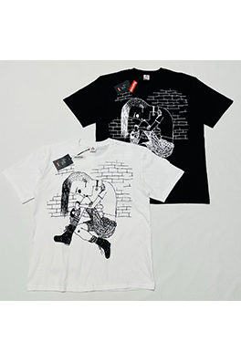 Supreme × Yohji Yamamotoスーパーコピー Y’S THINKER TEE ロックプリント半袖Tシャツ