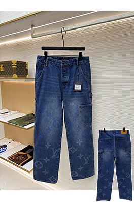 ルイヴィトンコピー 新しいホットスタンプデニムジーンズ