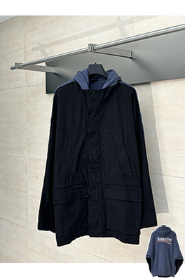 バレンシアガ Balenciag Hybrid コーク柄リバーシブルパーカー