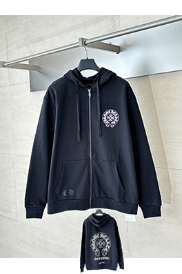 クロムハーツコピー CH·NEW YORK ニューヨーク限定ジップアップパーカー