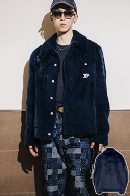 ルイヴィトン LV 新しいフェイクファーコート