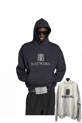 バレンシアガスーパーコピー ダブルBプリントフード付きスパーカー