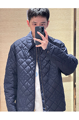 ルイヴィトン 新作ダイヤモンドチェックコットンジャケット