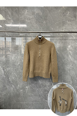 トムブラウン ガンカモ半ハイネックウールセーター