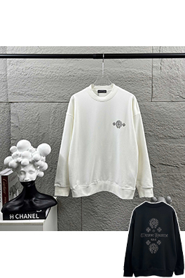 クロムハーツ 新しいホースシュークロスサンスクリットラインストーンパーカー