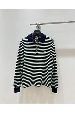 セリーヌ 新しい凱旋門カラーブロックストライプニットセーター