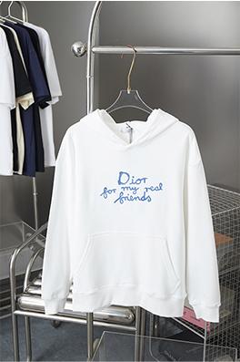 ディオール 秋冬ロープ刺繍ロゴ刺繍パーカー