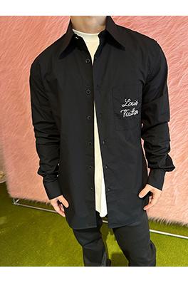 ルイヴィトンコピー ビーズロゴ長袖シャツ