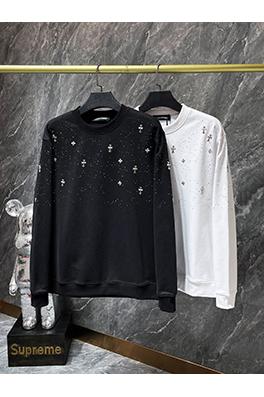 クロムハーツ 星空クロスクルーネックスウェットシャツ