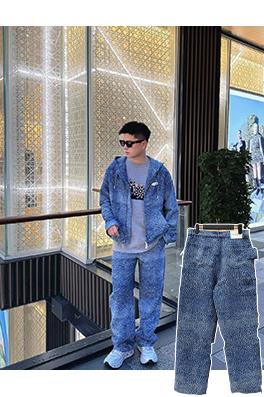 ディオール コットンジャカードパンツ