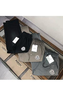 モンクレール ヘビーデューティーウォッシュスウェットパンツストレートレッグパンツ