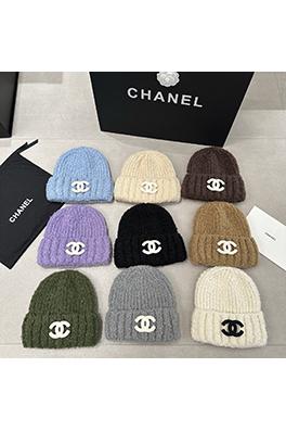 シャネル 新しいスタイルの柔らかくて厚いラムウールのニット帽