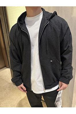 フェンディ フード付きジップアップカシミアカーディガン