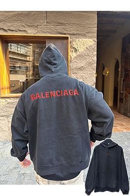 バレンシアガスーパーコピー Balenciaga back 刺繍入りフード付きスウェットシャツ