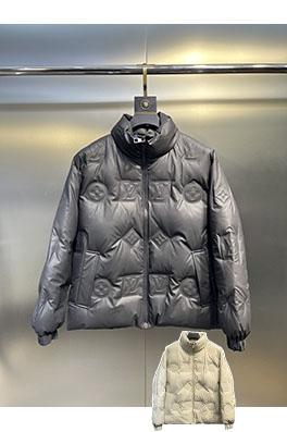 ルイヴィトンコピー 全面にエンボスロゴをしたダウンジャケット