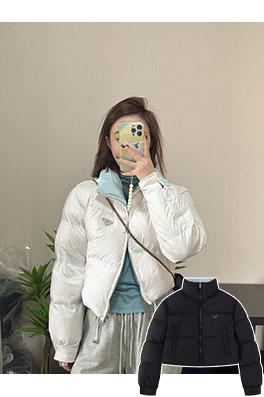 プラダ 新作レディースショートスタンドカラーダウンジャケット