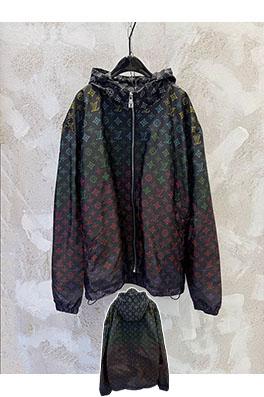 ルイヴィトンコピー グラデーションフローラルモノグラム防風ジャケット
