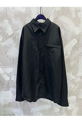 プラダ 新しい綿の長袖シャツ