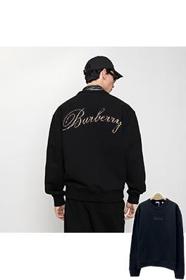 バーバリー Burberry チェック柄のアップリケ刺繍スウェットシャツ