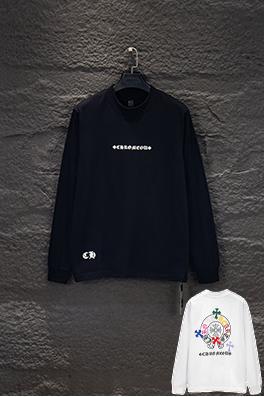 クロムハーツ 新シリコン素ダメージロングスリーブシャツ