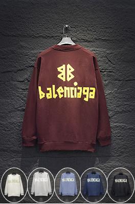 バレンシアガコピー Balenciaga テープオンクルーネックスウェットシャツ