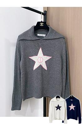 ディオール 新しいロゴ入り長袖トップス