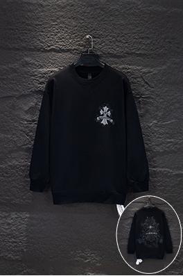 クロムハーツ 新しい刺繍アップリケプリントスウェットシャツ