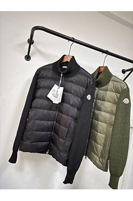 モンクレールスーパーコピー 新作ウールニットパッチワークダウンジャケット