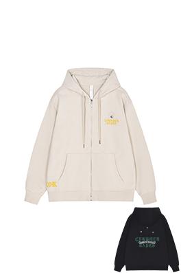 クロムハーツ 新作ウォッシュフローラルアップリケ刺繍 カーディガン スウェットシャツ