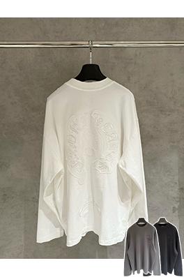 クロムハーツコピー クラシックな長袖刺繍スウェットシャツ