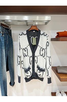 グッチ 両面ジャカードカーディガンセーター