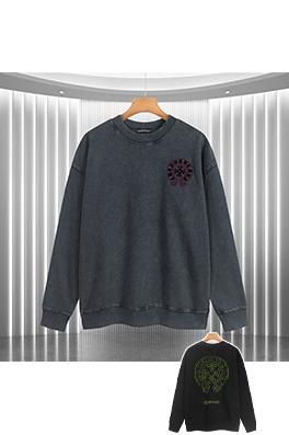 クロムハーツコピー 高品質のヘビーデューティー刺繍入りテリースウェットシャツ