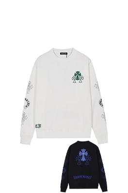 クロムハーツ 秋冬ヘビー刺繍シリーズスウェットシャツ