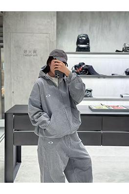 バレンシアガコピー 刺繍入りフード付きジャケット