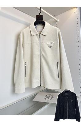 プラダコピー 新しい黒の輸入エコスエードカラージャケット