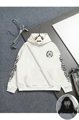 クロムハーツ ヘビーデューティーウォッシュデニム刺繍ロゴパーカー