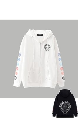 クロムハーツスーパーコピー レトロなダブルレイヤーフード付きカーディガン