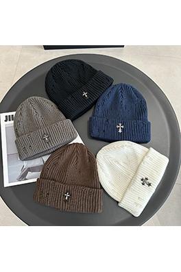 クロムハーツ クロスのウールニット帽