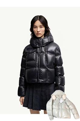 モンクレール Erea レディース ショートスクエアキルティングダウンジャケット