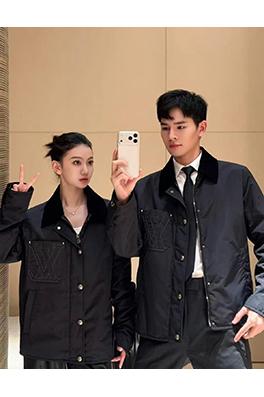 ルイヴィトン 胸ポケット付き刺繍コットンジャケット