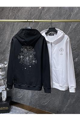 クロムハーツスーパーコピー ハンドメイドラインストーンクロススタッドスウェットシャツ