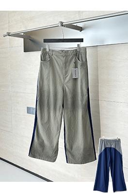 バレンシアガ カラーブロックパンツ